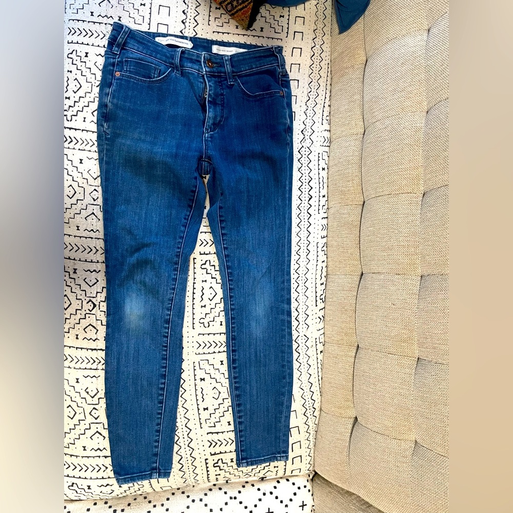 Pilcro High Rise Skinny Jeans: 27